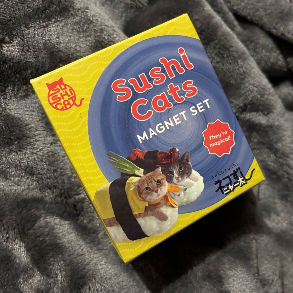 NEW! Sushi Cats Magnet Set